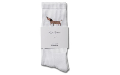 Lieblingspfote Dachshund Socken Weiss