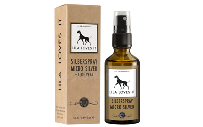 Lila loves it Silberspray + Aloe Vera