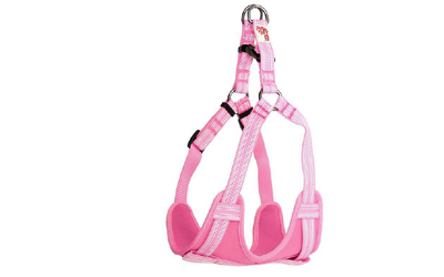 Long Paws Comfort Harness Hundegeschirr, gepolstert und reflektierend, rosa