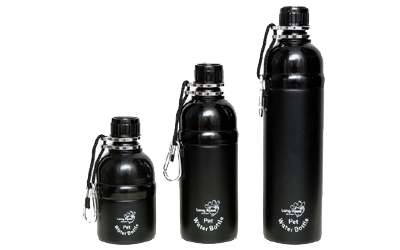 Long Paws Hundetrinkflasche, schwarz