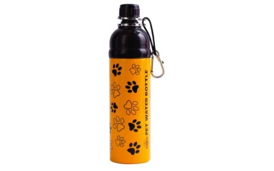 Long Paws Hundetrinkflasche Yellow Paws