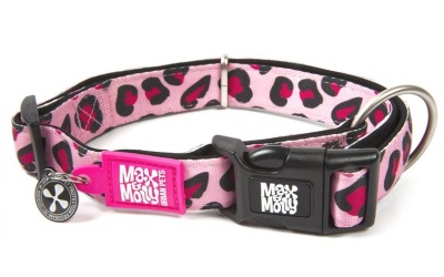 Max & Molly Original Smart ID Hundehalsband, Leopard Pink