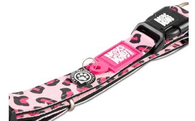 Max & Molly Original Smart ID Hundehalsband, Leopard Pink