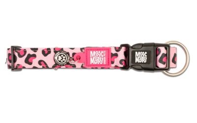 Max & Molly Original Smart ID Hundehalsband, Leopard Pink