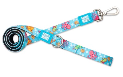 Max & Molly Short Leash Blue Ocean