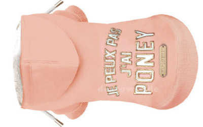 Milk and Pepper Hundepullover Hoody Pony, rose