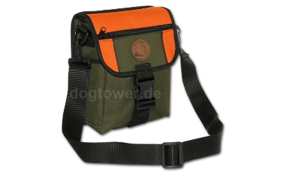 Hundetasche für Dummy, khaki/orange