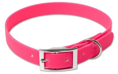 Halsband Deluxe (neon-pink) in 19mm Breite