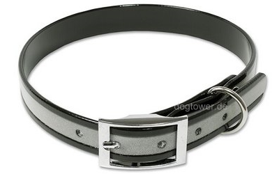 Halsband (reflex-schwarz), 19mm