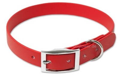 Halsband (rot) in 19mm Breite