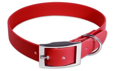 Mystique Halsband Biothane Deluxe, rot