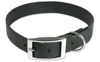 Mystique Halsband Biothane Deluxe, schwarz