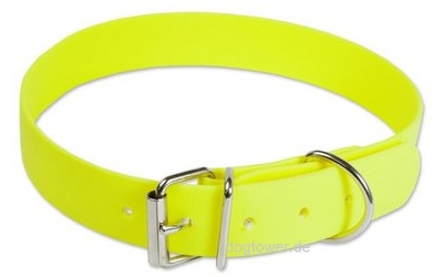Mystique Hundehalsband Biothane neon-gelb