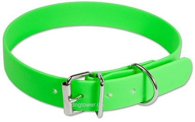 Mystique Hundehalsband Biothane neon-grün