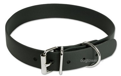 Mystique Hundehalsband Biothane, schwarz