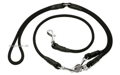 Mystique Umhängeleine Profi, Karabiner, schwarz