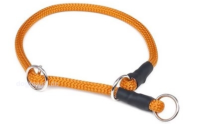 Mystique Nylonhalsband (rund) orange