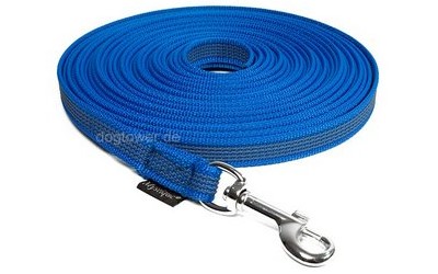 Mystique Schleppleine gummiert, blau