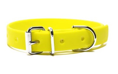 Mystique® Biothane Halsband Klassik neon gelb