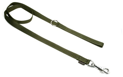 Mystique Nylon Leine (ROBUSTER Karabiner), khaki