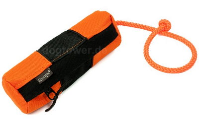 Mystique Hundedummy neonorange/schwarz