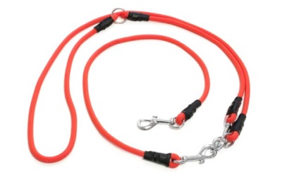 Mystique Umhängeleine Hunting Profi (mit Karabiner) neonorange