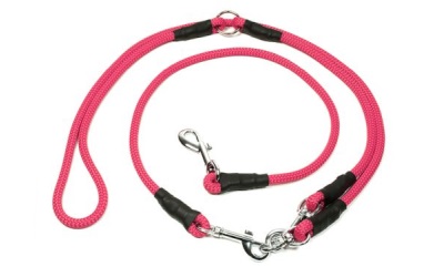 Mystique Umhängeleine Hunting Profi (mit Karabiner) pink