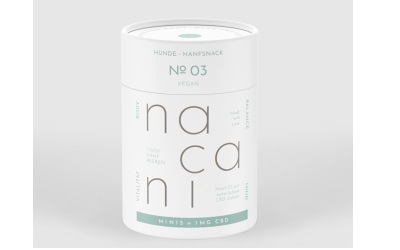 Nacani Hunde-Hanfsnack Vegan Minis