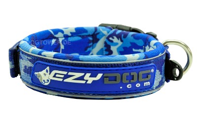 Neopren- Halsband von Ezydog, camouflage/arctic