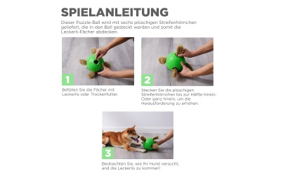 Nina Ottosson Dog Snuffle N Treat Ball