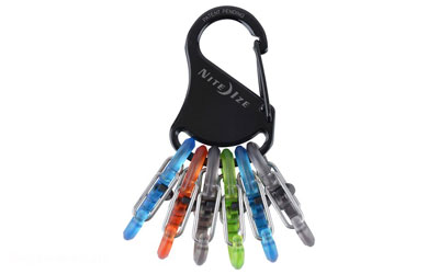 NiteIze KeyRack Locker mit 6 farbigen S-Biner