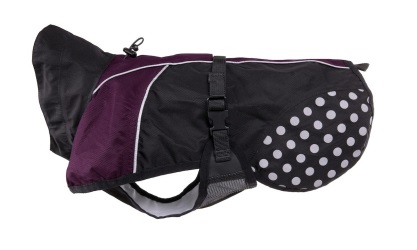 Non Stop Dogwear Beta Pro Raincoat Hundemantel, purple