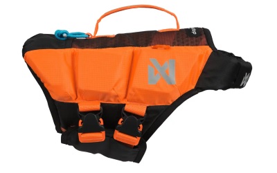 Non Stop Dogwear Protector Life Jacket, black/orange