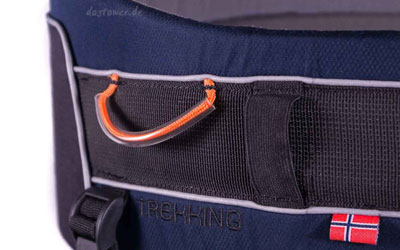 Baggy Bag kann an einer Lasche eingehängt werden 
