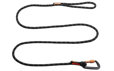 Non Stop Rock Leash Seil-Hundeleine schwarz