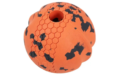 Nonstop Hundespielzeug Dog Ball, orange/black
