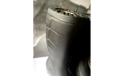 Nora Spirale PU-Stiefel Thermic plus schwarz/grau