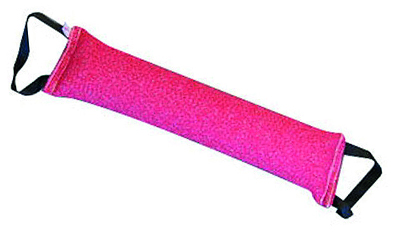 Nylon Beißwurst Hundedummy, pink