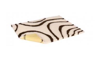 Original Vetbed Premium Hundedecke, cream with brown swirls