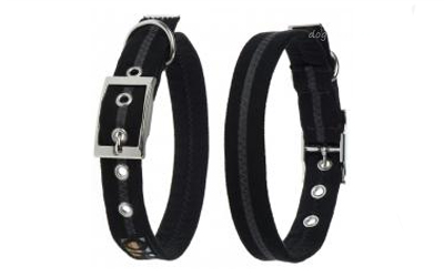 Oscar & Hooch Hundehalsband, schwarz