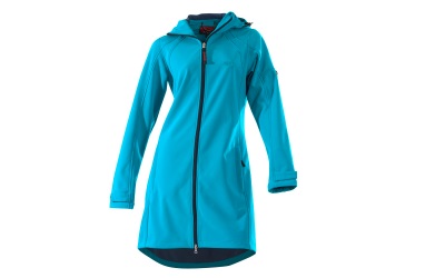 Owney City Hiker Damen Softshell-Mantel, aqua