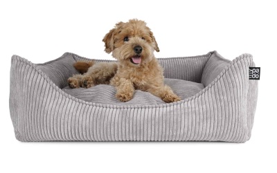 mypado Dreamer Cord Hundebett grau