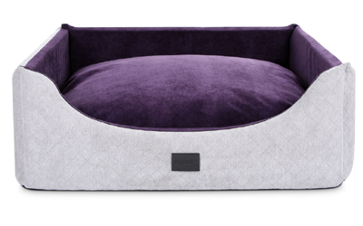 padsforall Hundebett Alma Trendline, silber-violett