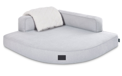 mypado Esquina Luxury Hundebett, silber