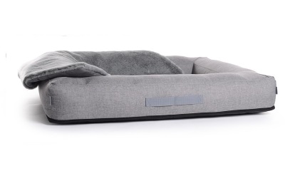 mypado Montreal Soft Hundebett, silber