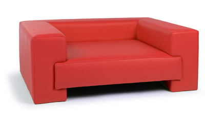 mypado Boston Kunstleder-Premium Hundesofa, rot