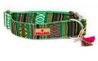 Pellina Hundehalsband Boho Green