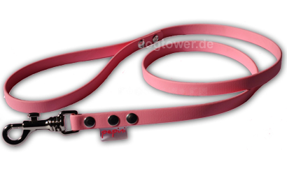Pepini Biothane Kurzführer, rose