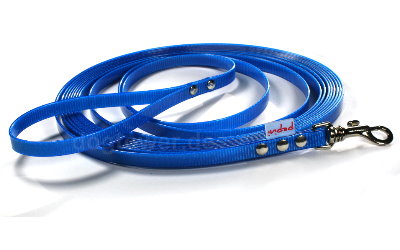 Pepini Biothane Kurzführer, signalblau