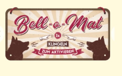 PfotenSchild Hängeschild Bell-o-Mat